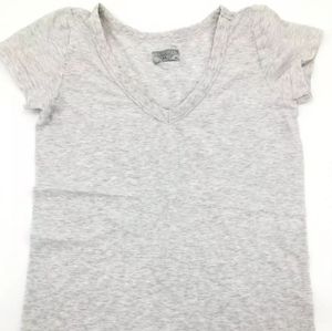 Athleta Short Sleeve Vneck Tee Shirt Organic cotto